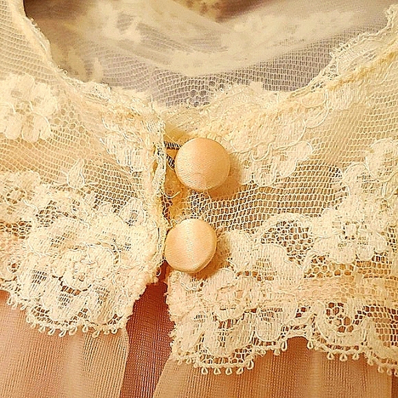 VTG Vanity Fair Peignoir Set Size 34 - Picture 7 of 13